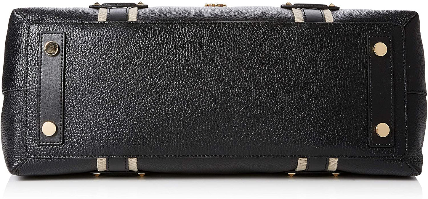 Michael Kors Raven Large Shoulder Tote  Style 30H6SRXE3L Black/Silver