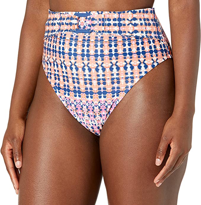 Jessica Simpson Women's Standard Mix & Match Print Bikini Swimsuit Bottom  Color Fuchsia Multi Size S