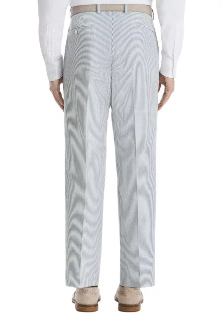 Lauren Ralph Lauren Mens UltraFlex Stripe Cotton Suit Separate Pants  Color Blue W48xL32