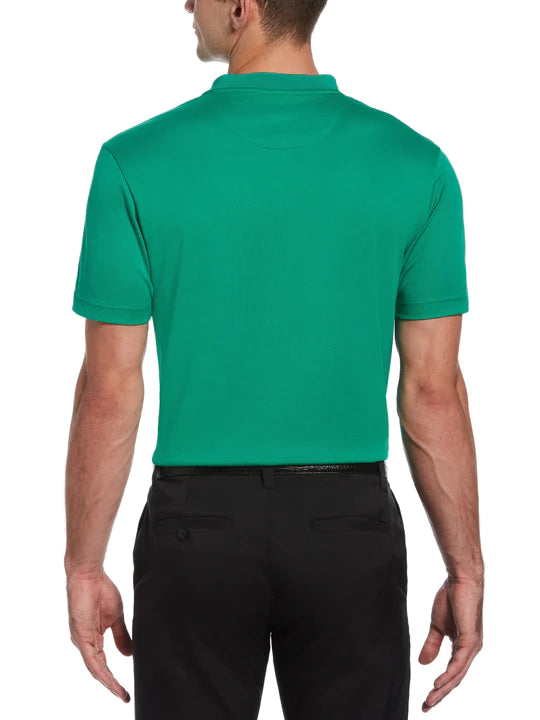PGA TOUR Men's Edge Collar Polo Shirt  Color Tennis Court Size S