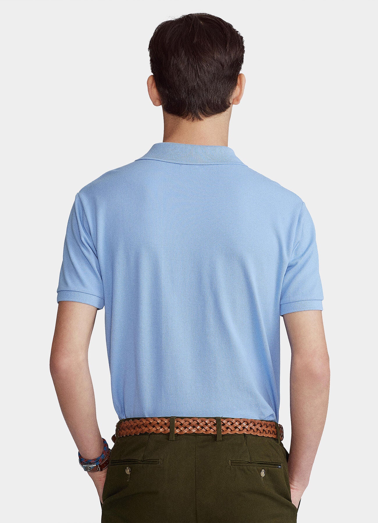 Polo Ralph Lauren Mens Mesh Polo Shirt   Color Sky Blue Size XS