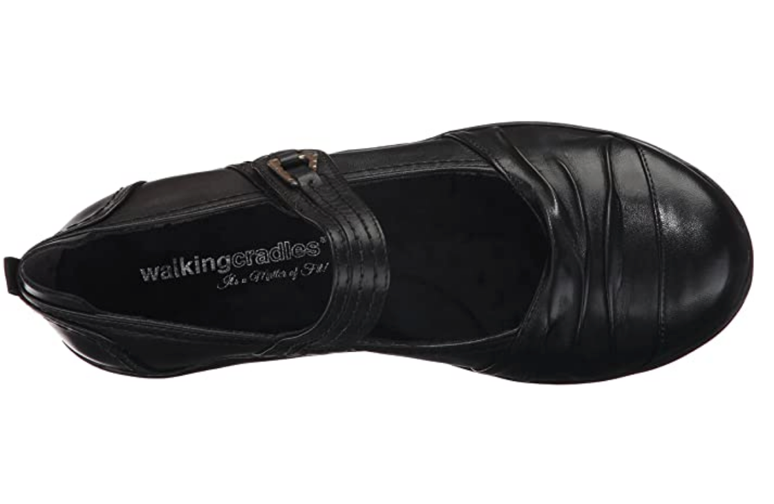 Walking Cradles Women's Hayden Loafer  Color Black Leather Size 7.5W