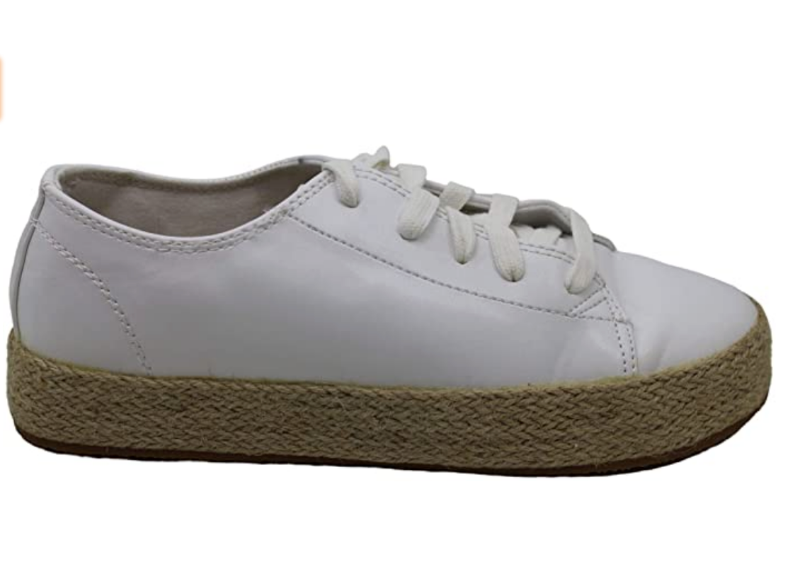 Madden Girl Women's Cannes Flatform Lace Up Sneakers  Color White Size 7