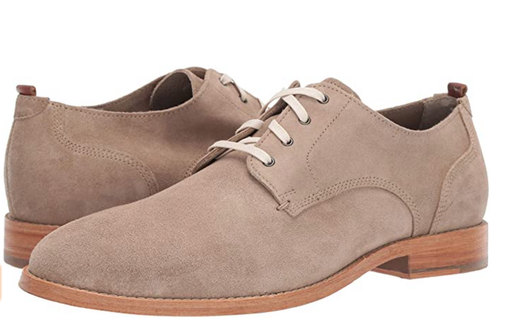 Cole Haan Men's Feathercraft Grand Blucher Ox Oxfords  Desert Beige Suede Size 8