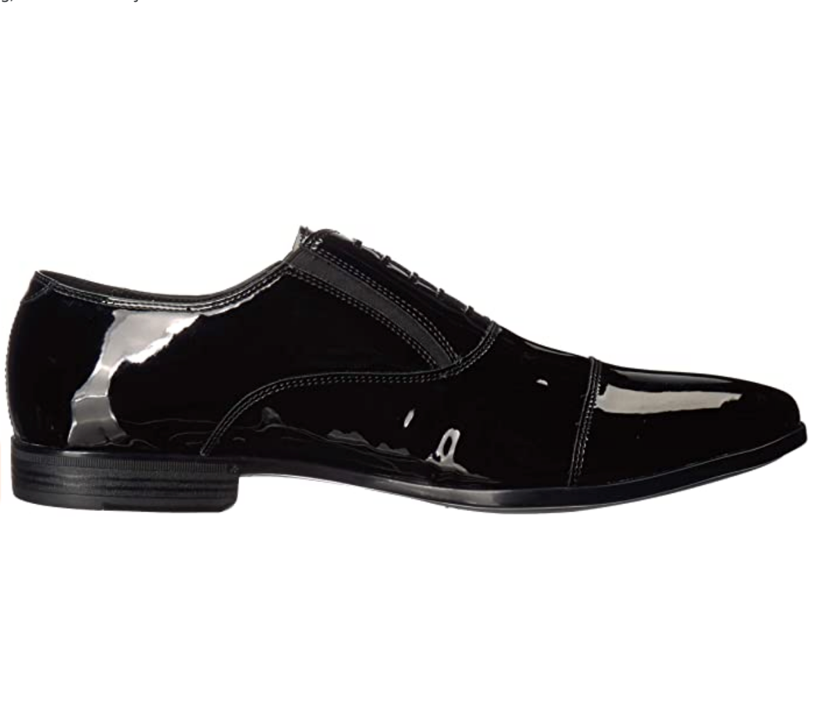 Kenneth Cole REACTION Men's Eddy Brogue Lace Up Oxfords  Polished Black Size 9.5