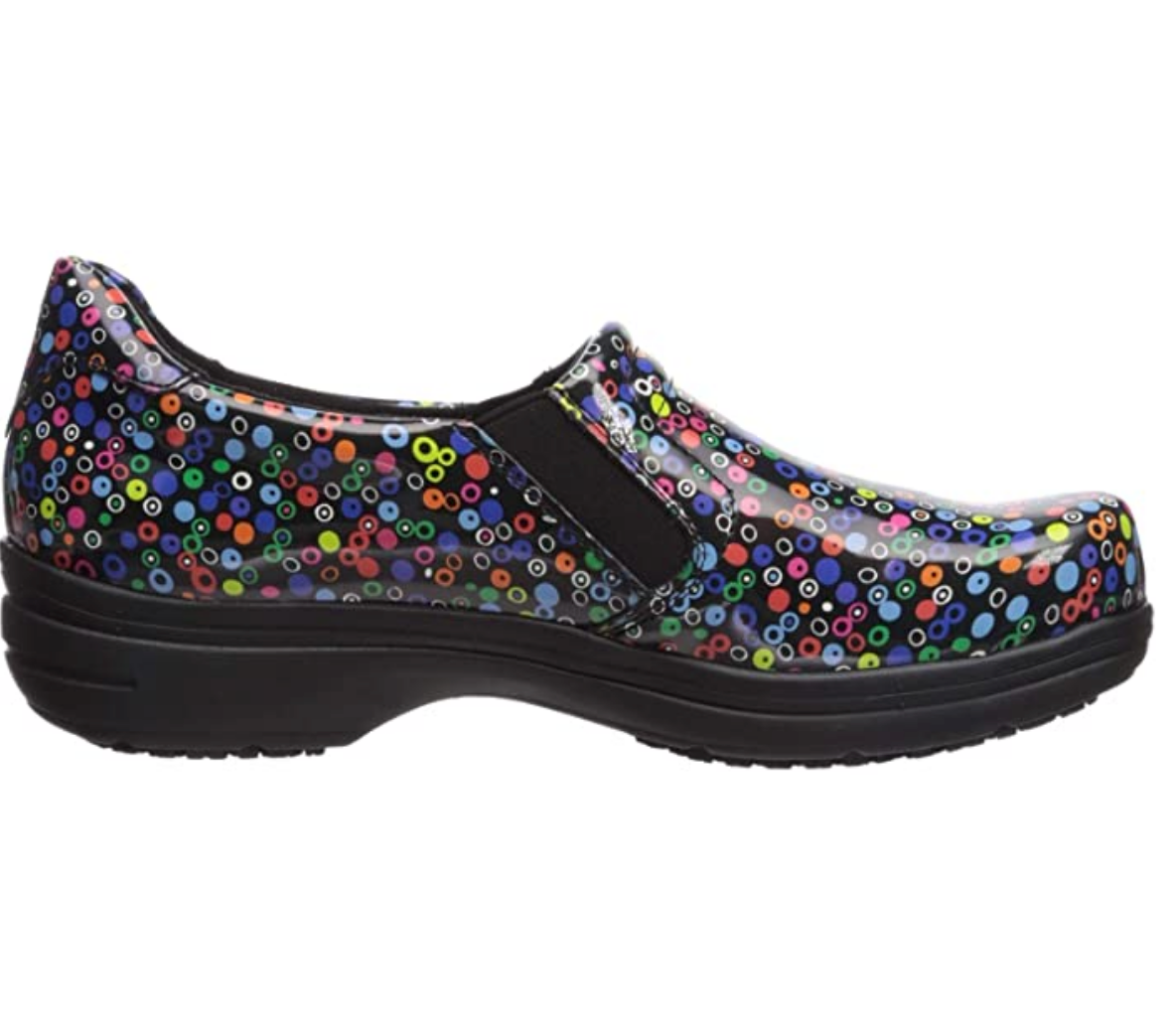 Easy Works Women's Bind Health Care Professional Shoe  Color: Black/Bright Mul Do  Size 9WW