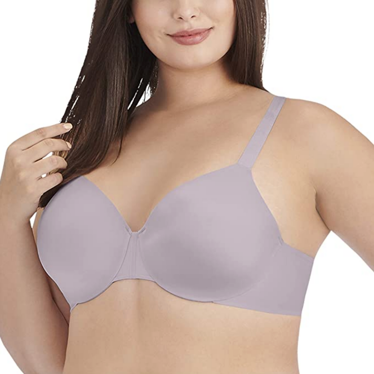 Vanity Fair Womens Nearly Invisible Full Figure Underwire Bra 76207 Size 44DD