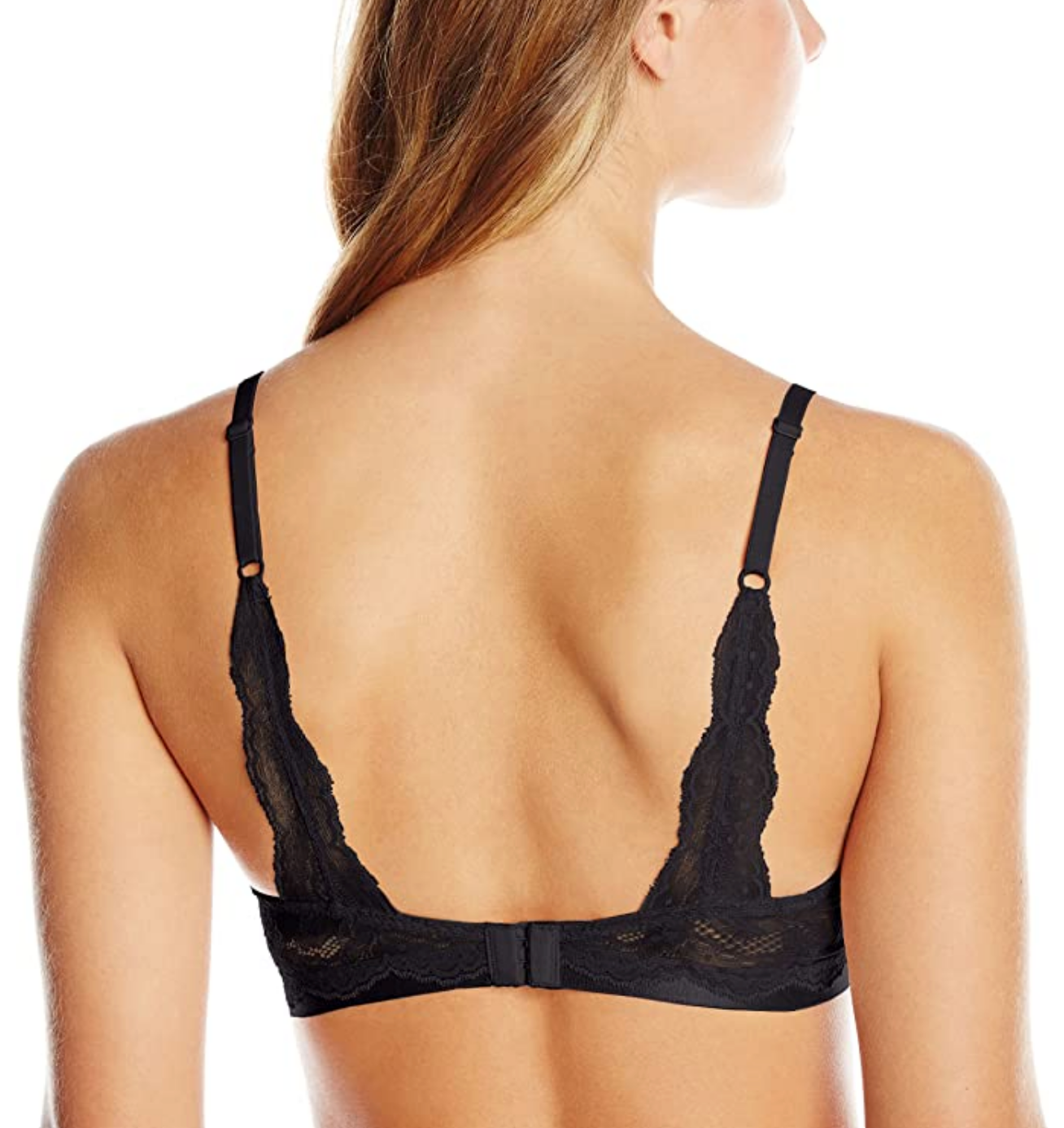 OnGossamer Women's Beautifully Basic Plunge Bra  Color Black Size 34A