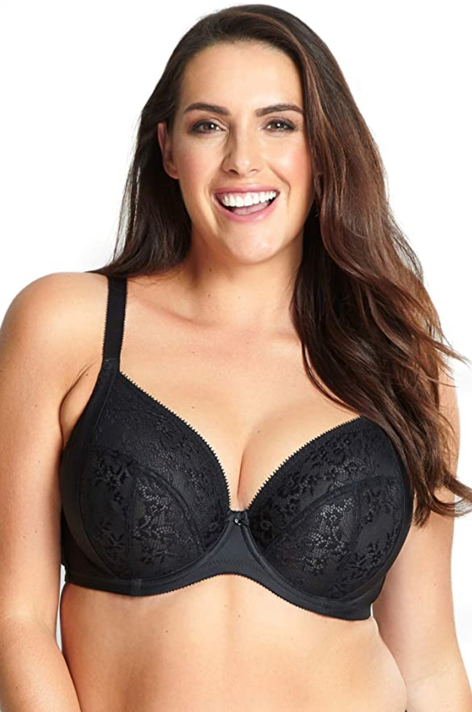 Sculptresse by Panache Women's Plus-Size Roxie Plunge Bra  Black Size 40F/40G