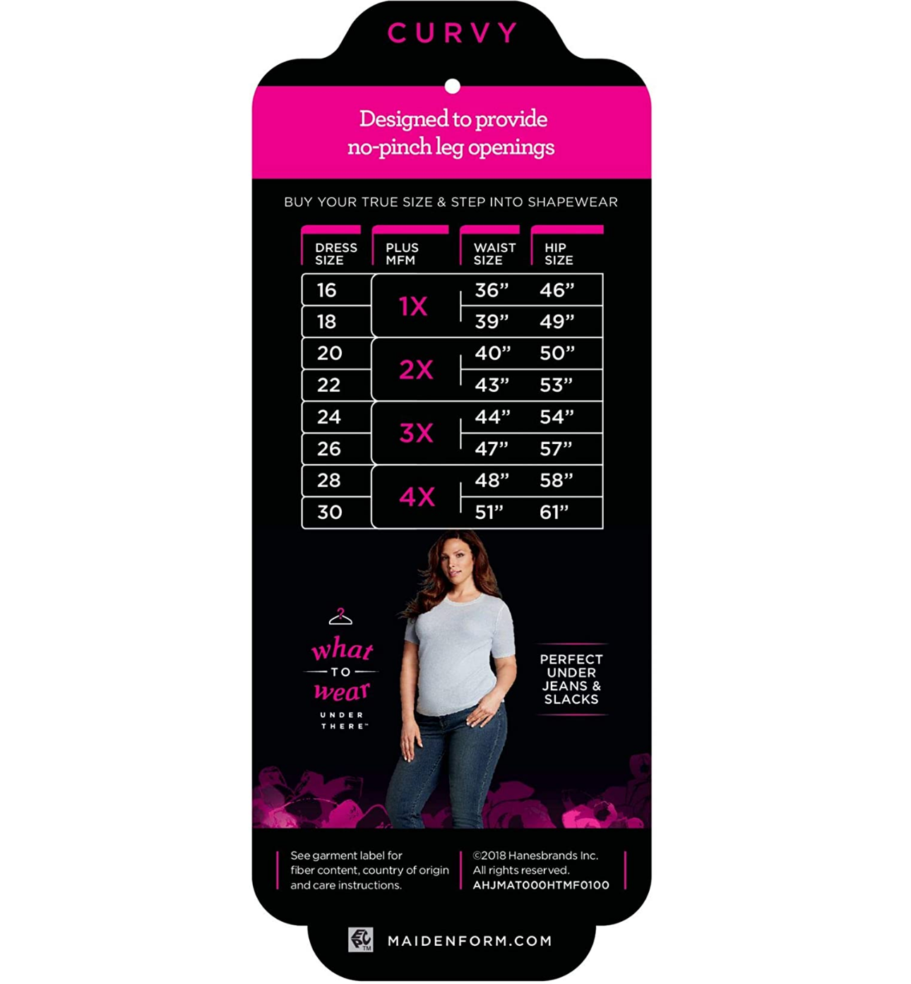 Maidenform Plus Size Tame Your Tummy Brief
