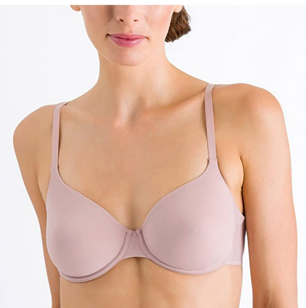 HANRO Women's Smooth Illusion Underwire Bra Color Natural Size 38B