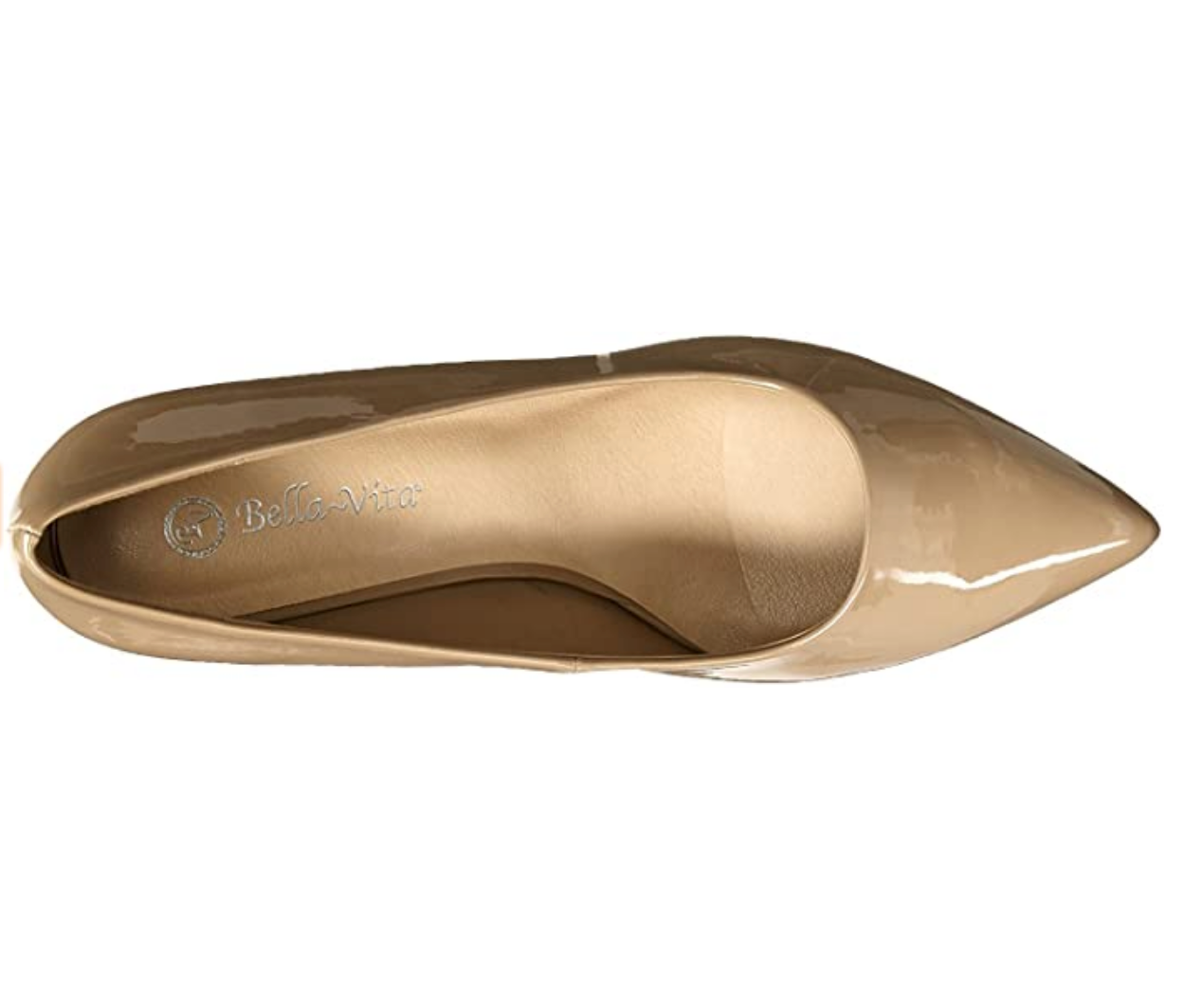 Bella Vita Women's Define II Dress Pump  Color Nude Patent Size 6M
