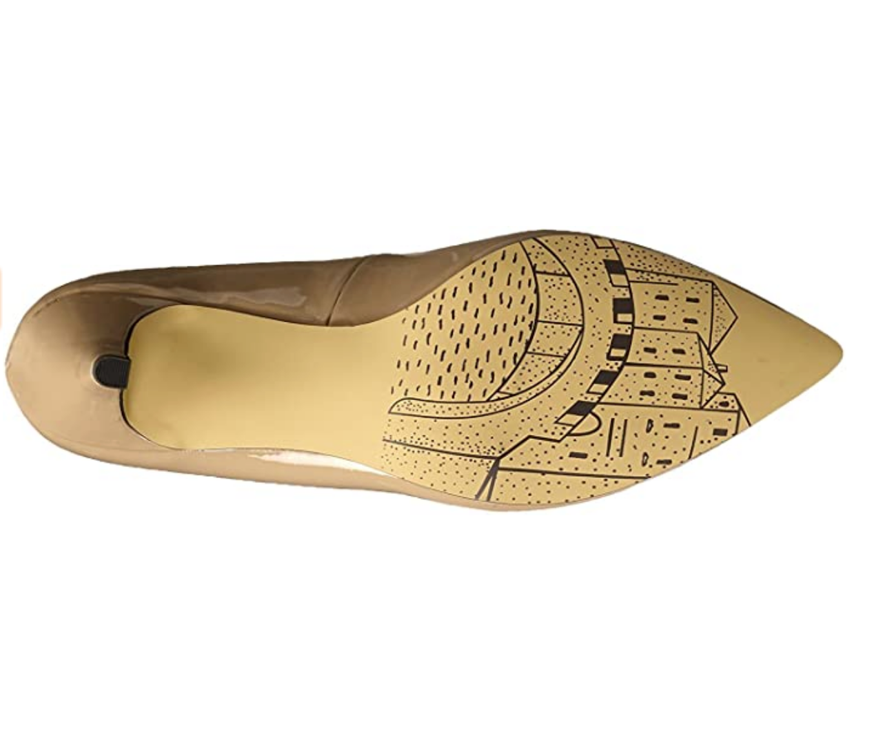 Bella Vita Women's Define II Dress Pump  Color Nude Patent Size 6M