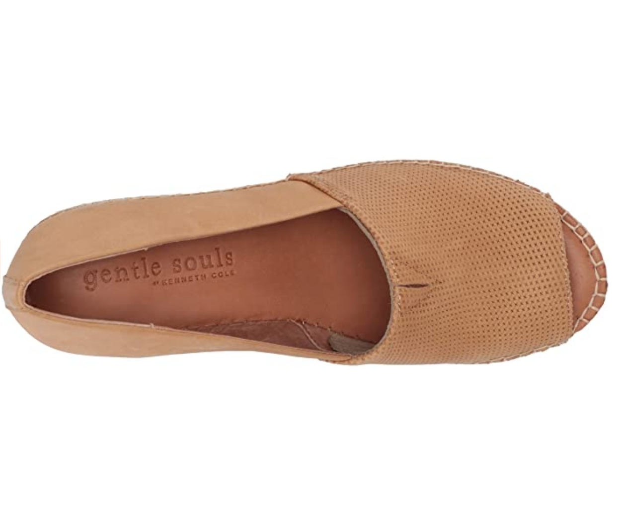 Gentle Souls by Kenneth Cole Women's Charli A-Line 2 Espadrille Wedge Sandals  Color Tan Size 10M