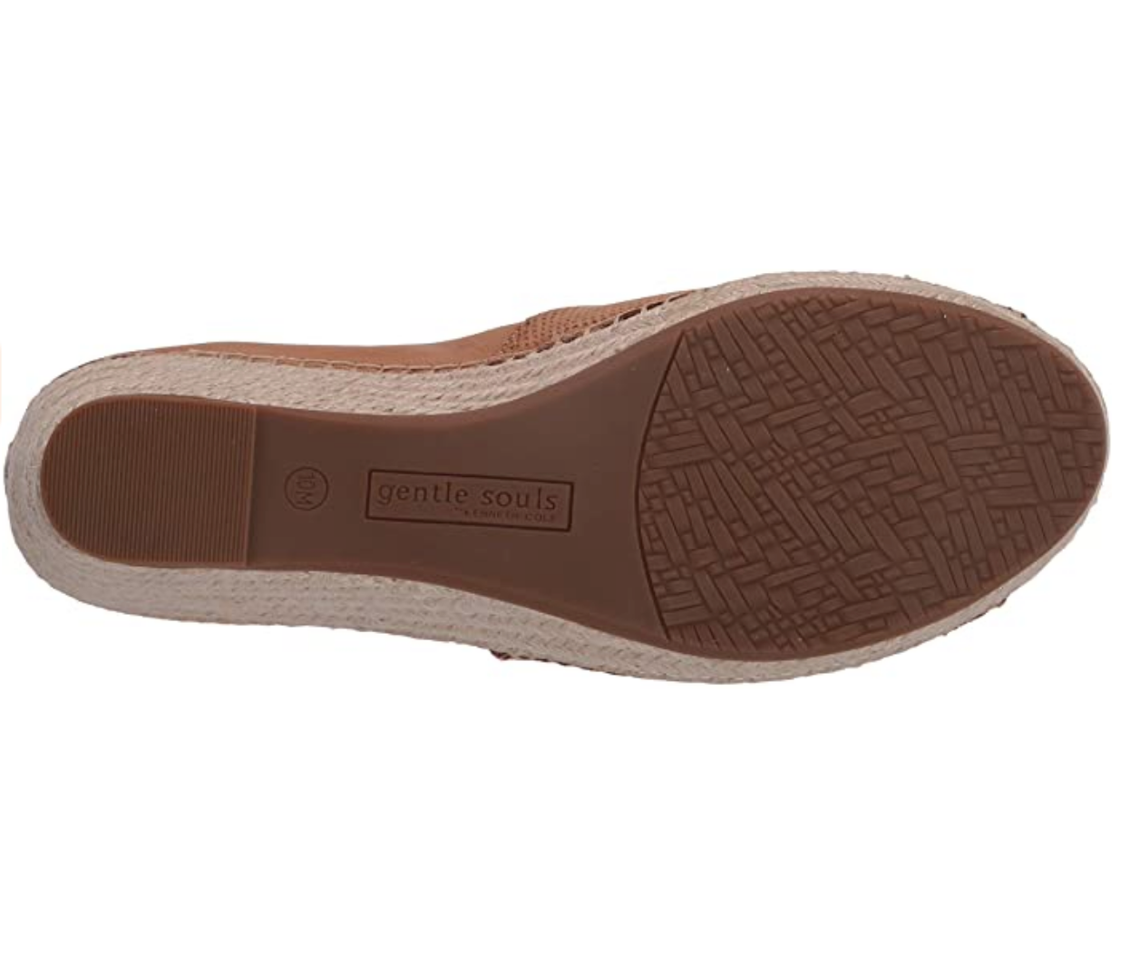 Gentle Souls by Kenneth Cole Women's Charli A-Line 2 Espadrille Wedge Sandals  Color Tan Size 10M