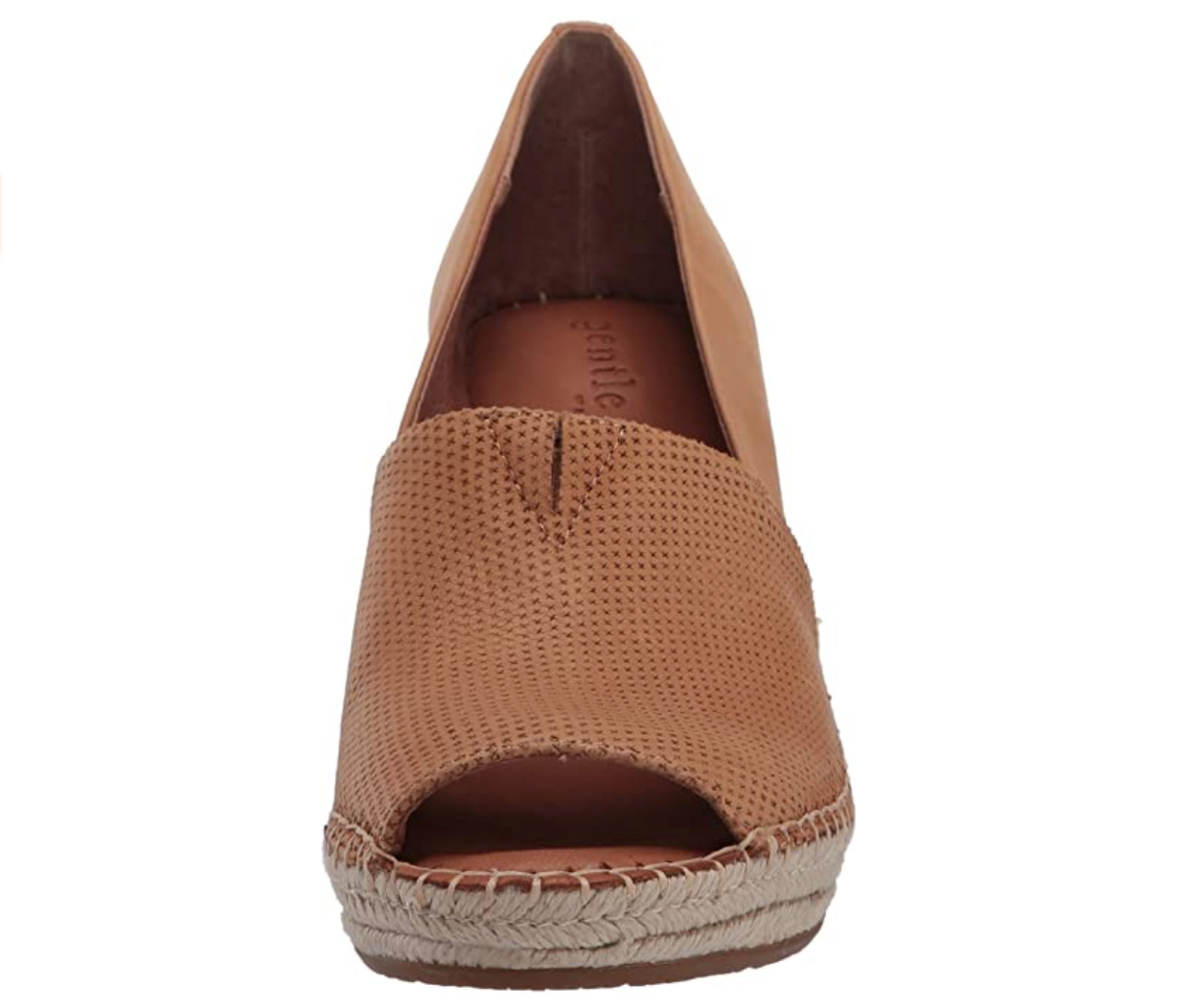Gentle Souls by Kenneth Cole Women's Charli A-Line 2 Espadrille Wedge Sandals  Color Tan Size 10M