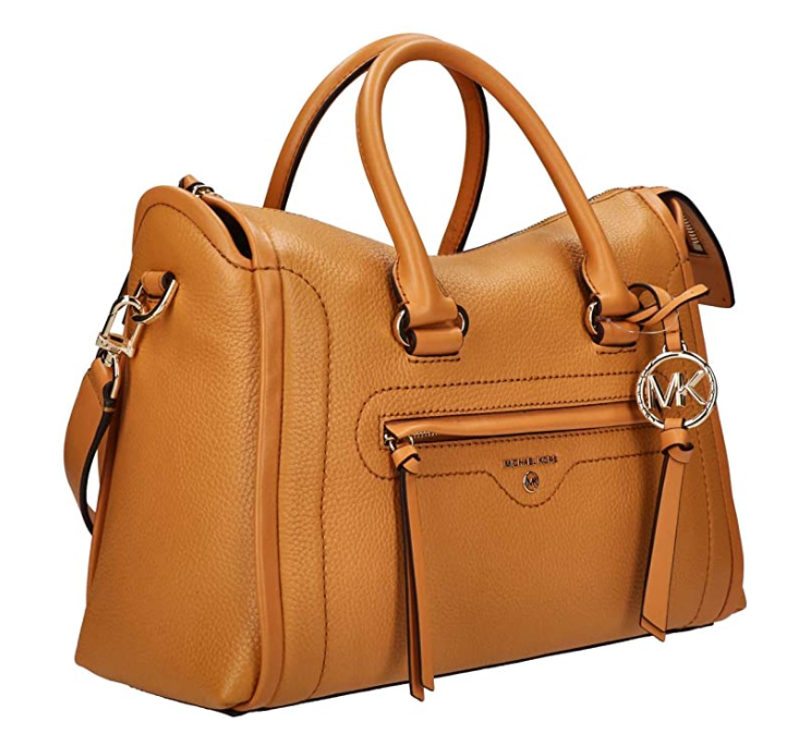 MICHAEL Michael Kors Carine Leather Medium Satchel