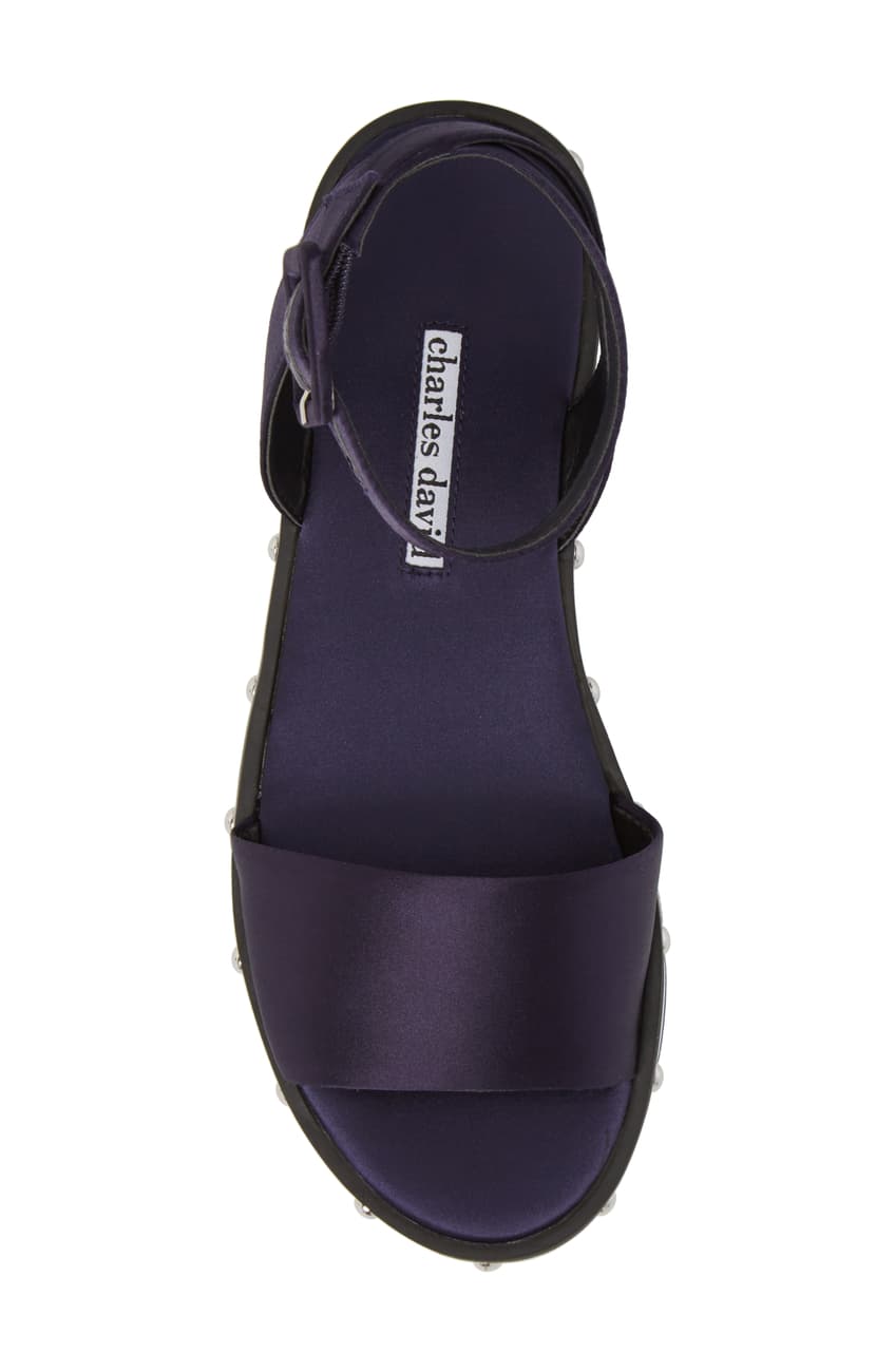 Charles David Shimmy Sandal  Color Black Size 6M