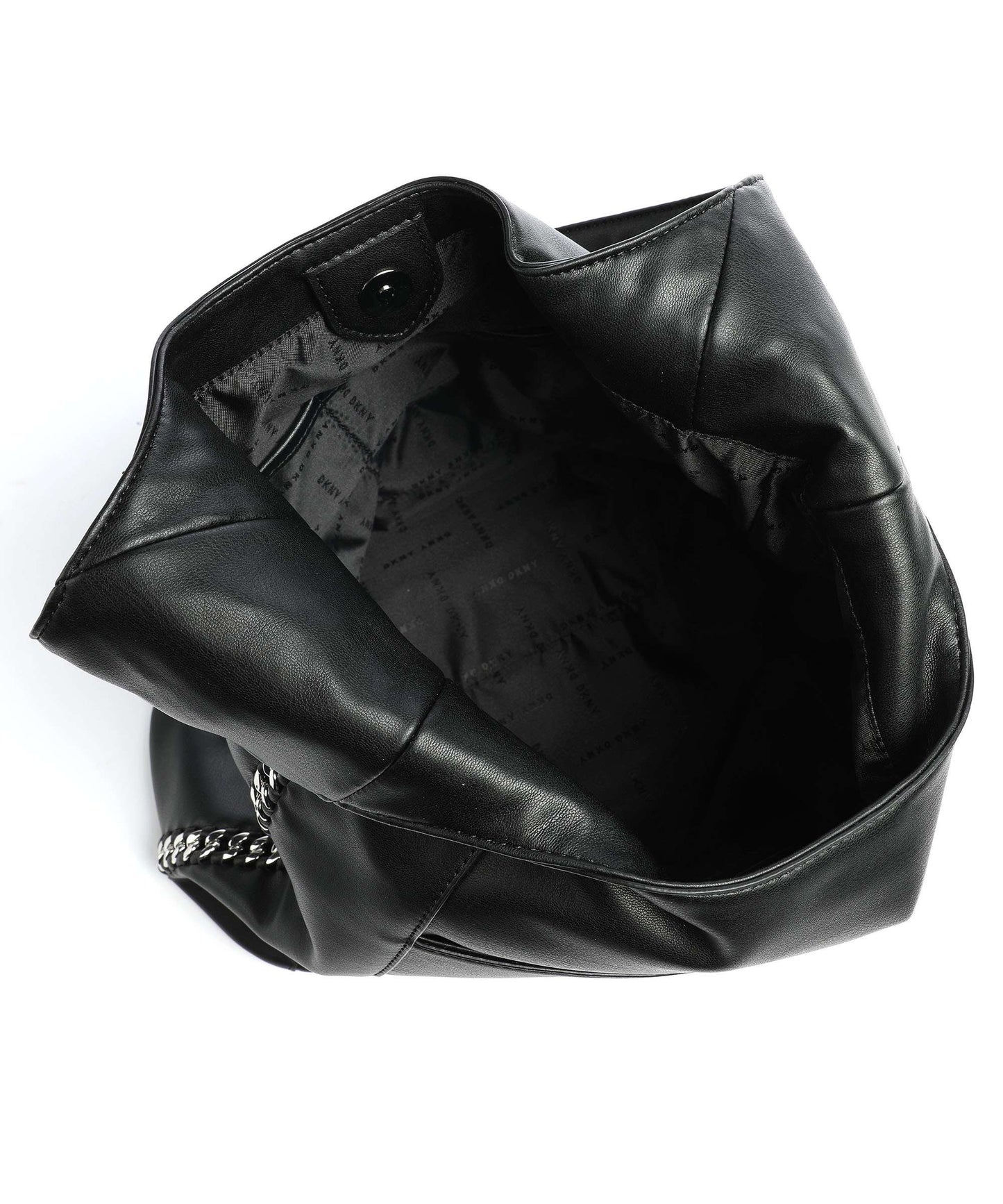 DKNY Alixis Hobo  Synthetic Bag  Color Black