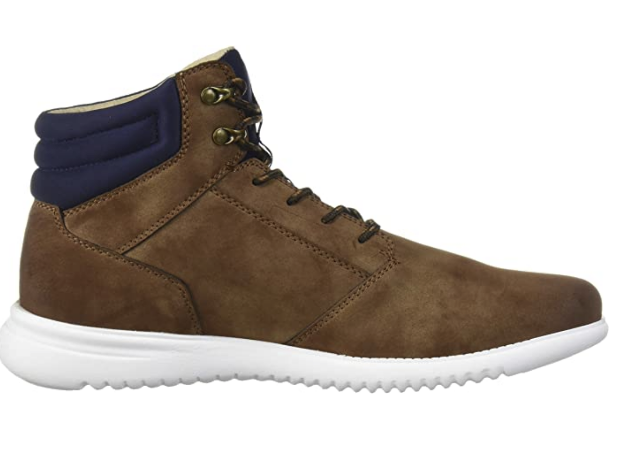Unlisted by Kenneth Cole Men's Nio Hybrid Boot Fashion  Color Brown/Navy