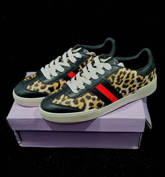 Madden Girl Fiona Sneaker  Color leopard/black Size 10M