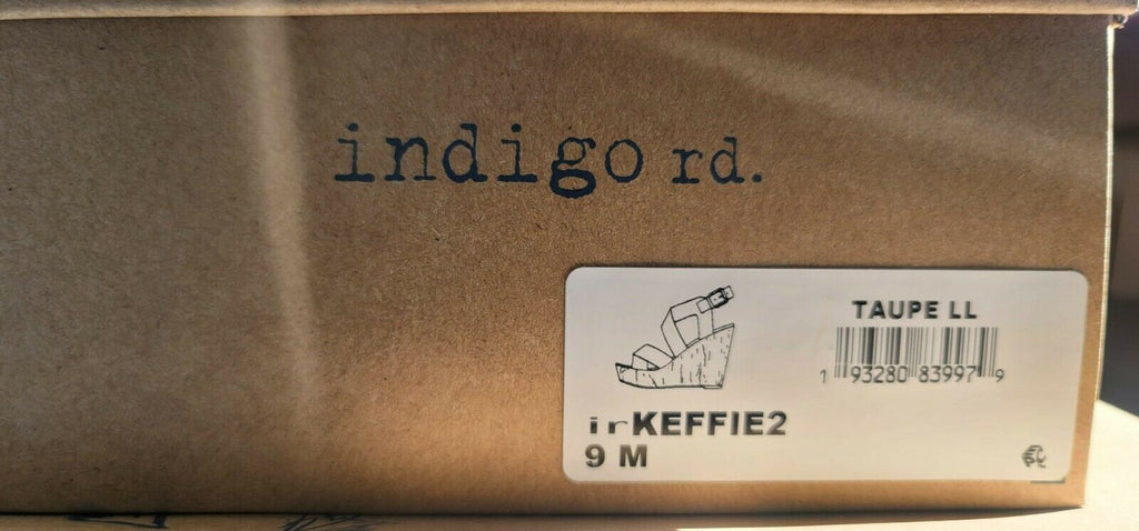 Indigo Rd. Wedge Keffie Beige Sandals 140 IRKEFFIE2 Size 9M