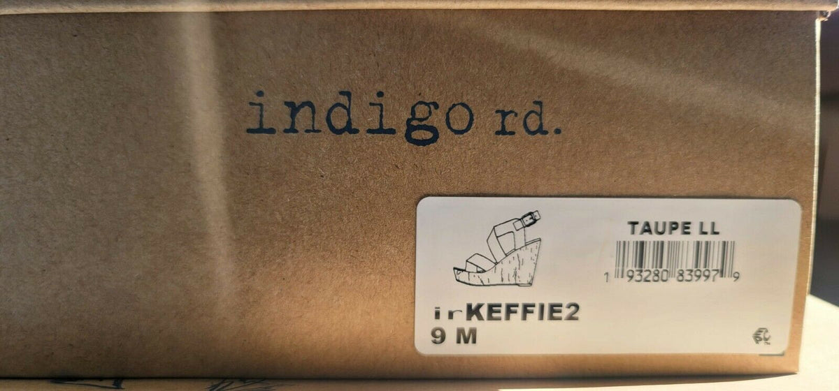 Indigo Rd. Wedge Keffie Beige Sandals 140 IRKEFFIE2 Size 9M