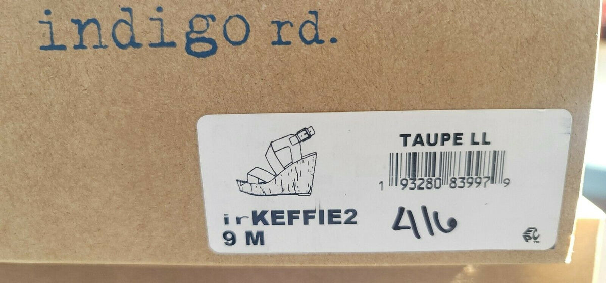 Indigo Rd. Wedge Keffie Beige Sandals 140 IRKEFFIE2 Size 9M