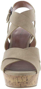 Indigo Rd. Wedge Keffie Beige Sandals 140 IRKEFFIE2 Size 9M