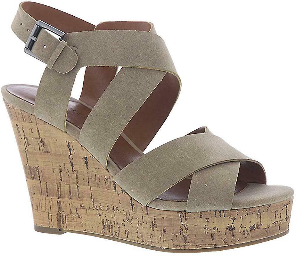 Indigo Rd. Wedge Keffie Beige Sandals 140 IRKEFFIE2 Size 9M