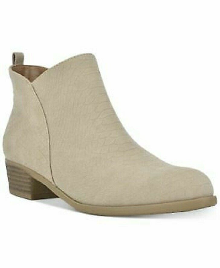 Indigo Rd. Women's Canadian Snake Pattern Booties  Gray Size 8
