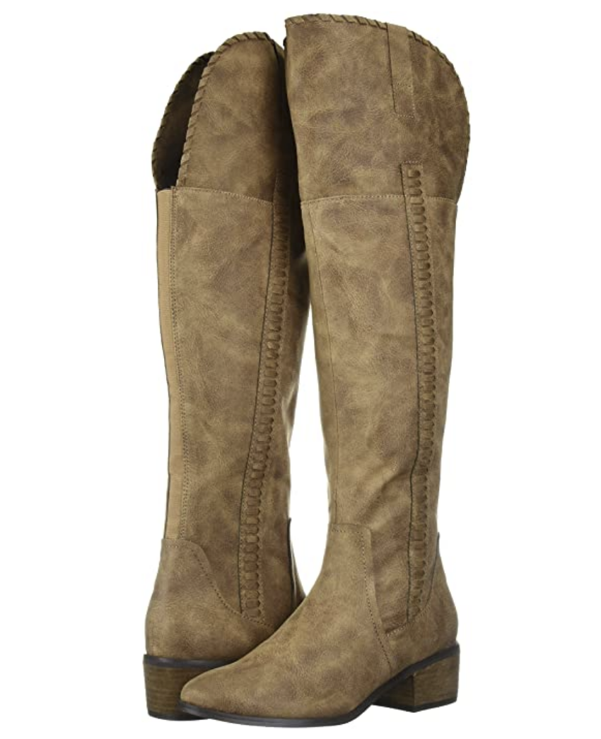 Carlos by Carlos Santana Women's Briar Over The Knee Boot  Color Sand Size 5.5 M