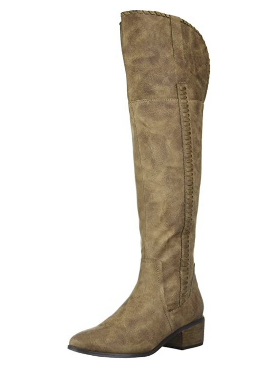 Carlos by Carlos Santana Women's Briar Over The Knee Boot  Color Sand Size 5.5 M