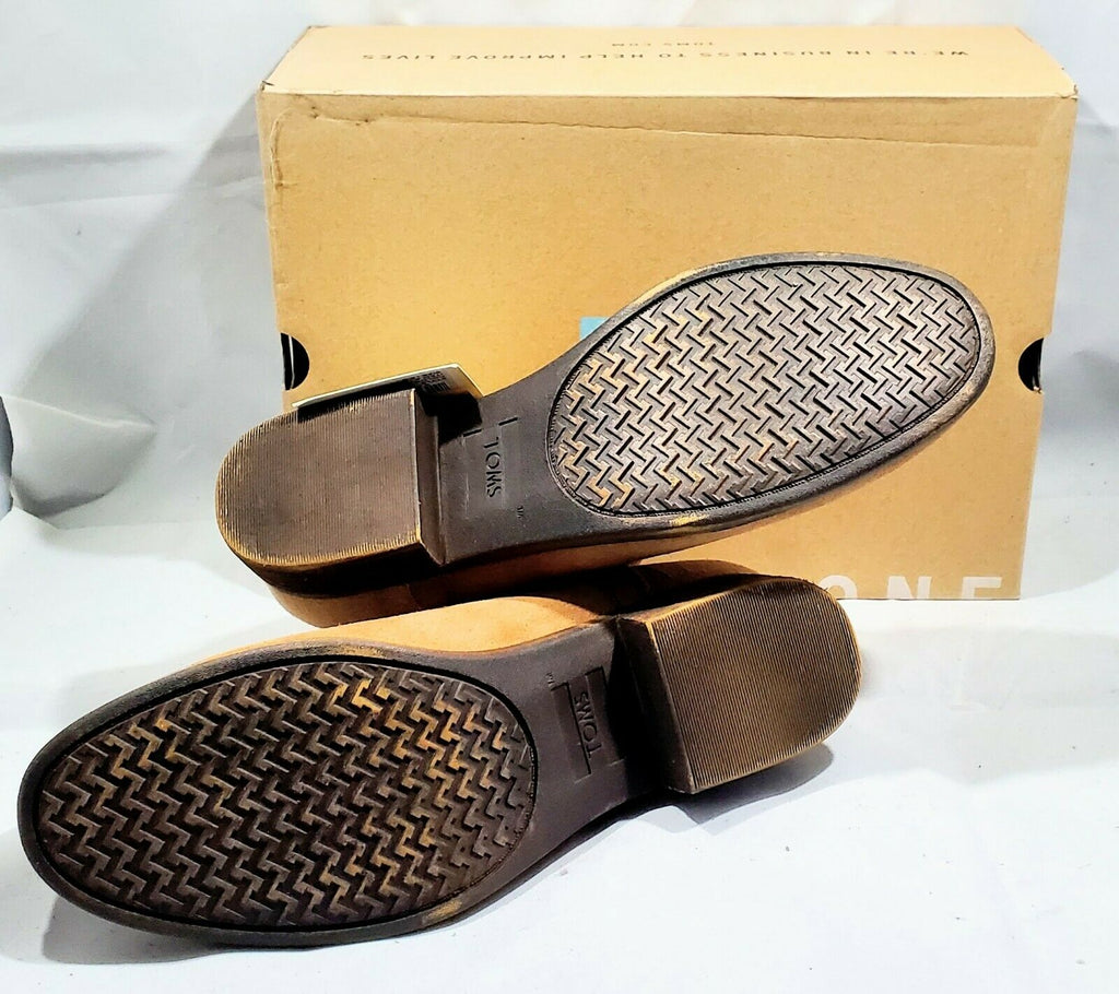 TOMS Deia Toffee Suede/Wool Boot Color Brown Size 8
