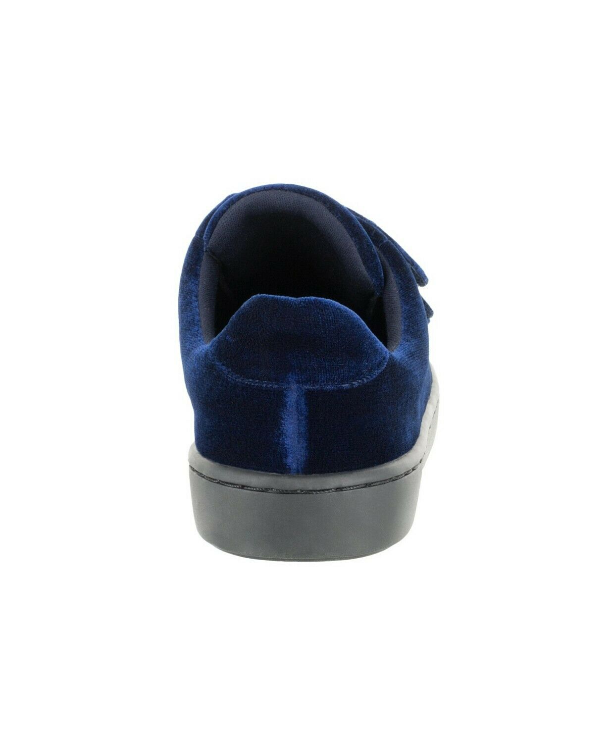 Easy Street Strive Black Velvet Sneakers, Black  30-9052
