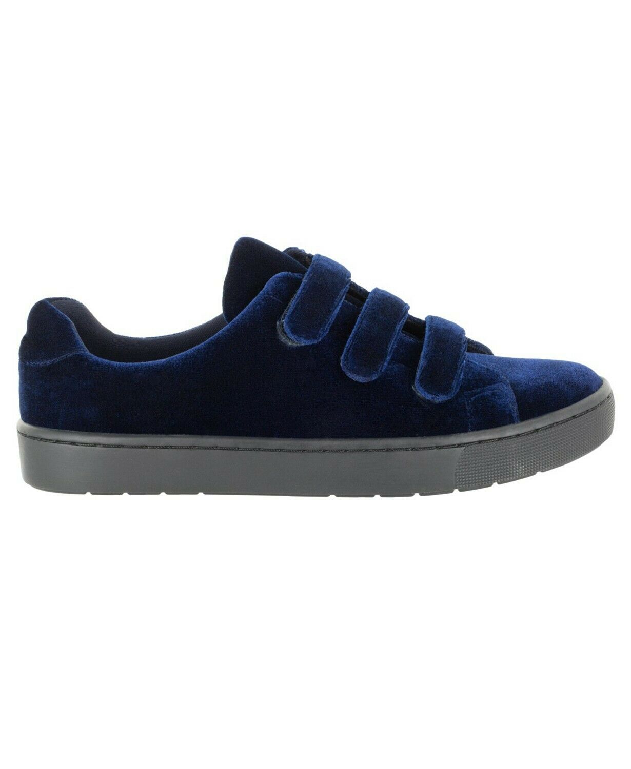 Easy Street Strive Black Velvet Sneakers, Black  30-9052
