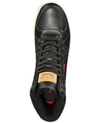 LEVI'S Men's Black/Tan Comfort Supportive Casual High Top Sneaker Boot Size 10.5