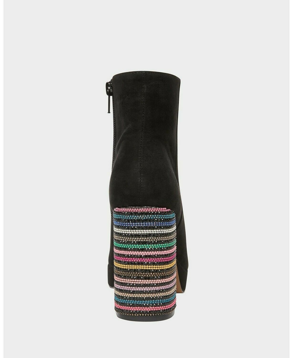 Betsey Johnson Women's Downie Block Heel Ankle Booties   Color Black Suede Size 5M