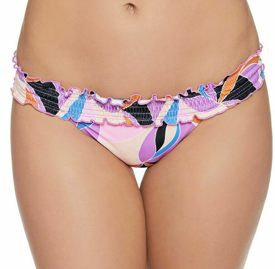 Salt + Cove Juniors' Kaleidescope Smocked Bikini Bottoms  Multicolor Size XS
