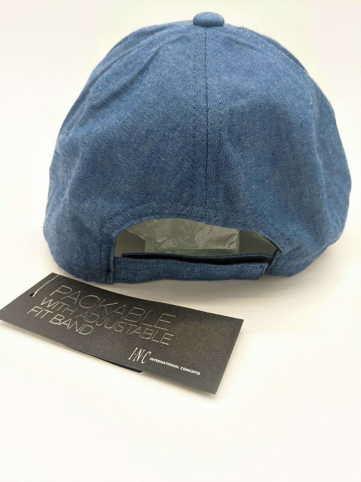 INC INTERNATIONAL CONCEPTS Love is Love cotton women's baseball cap  Color BLUE DENIM