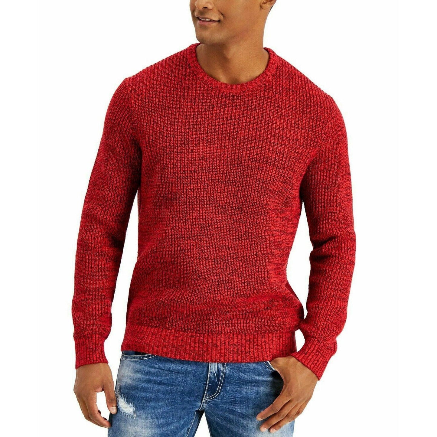 INC International Concepts Men's Page Sweater  Goji Berries Size M