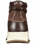 Alfani Men's Reggie Leather Alpine Boots  Brown Size 9.5