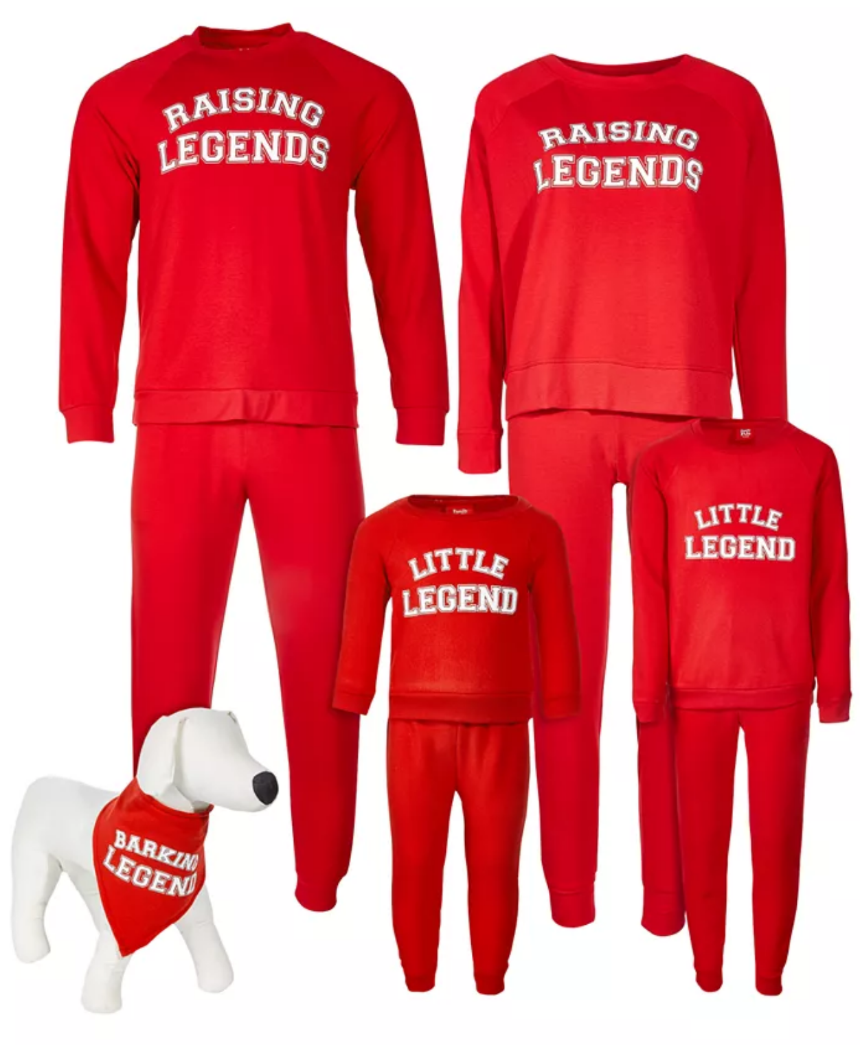 Family Pajamas Women's Missy Legend Pajama Set  Color Candy Red Size S
