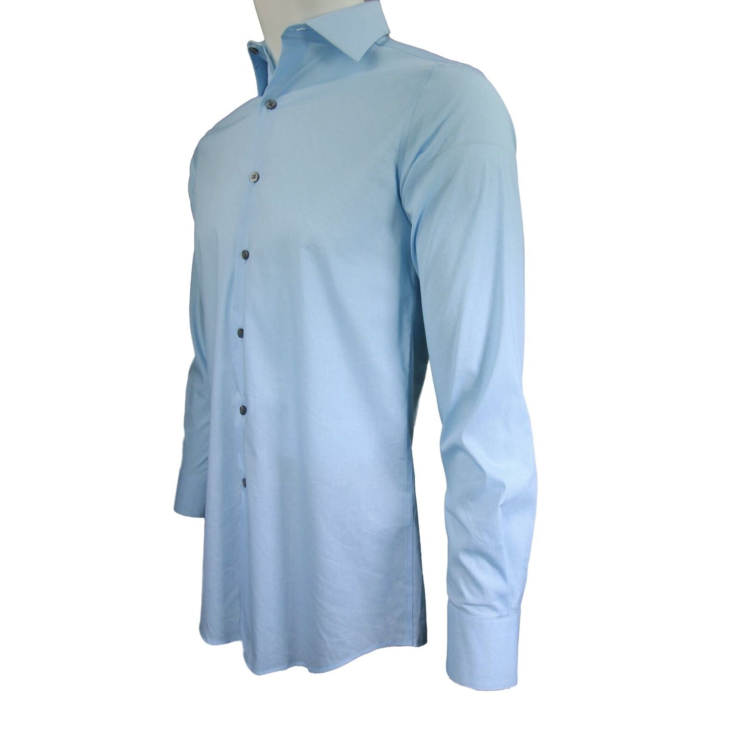 Alfani Men's Slim-Fit Performance Stretch Dress Shirt  Color Blue Size 14/14.5 32/33
