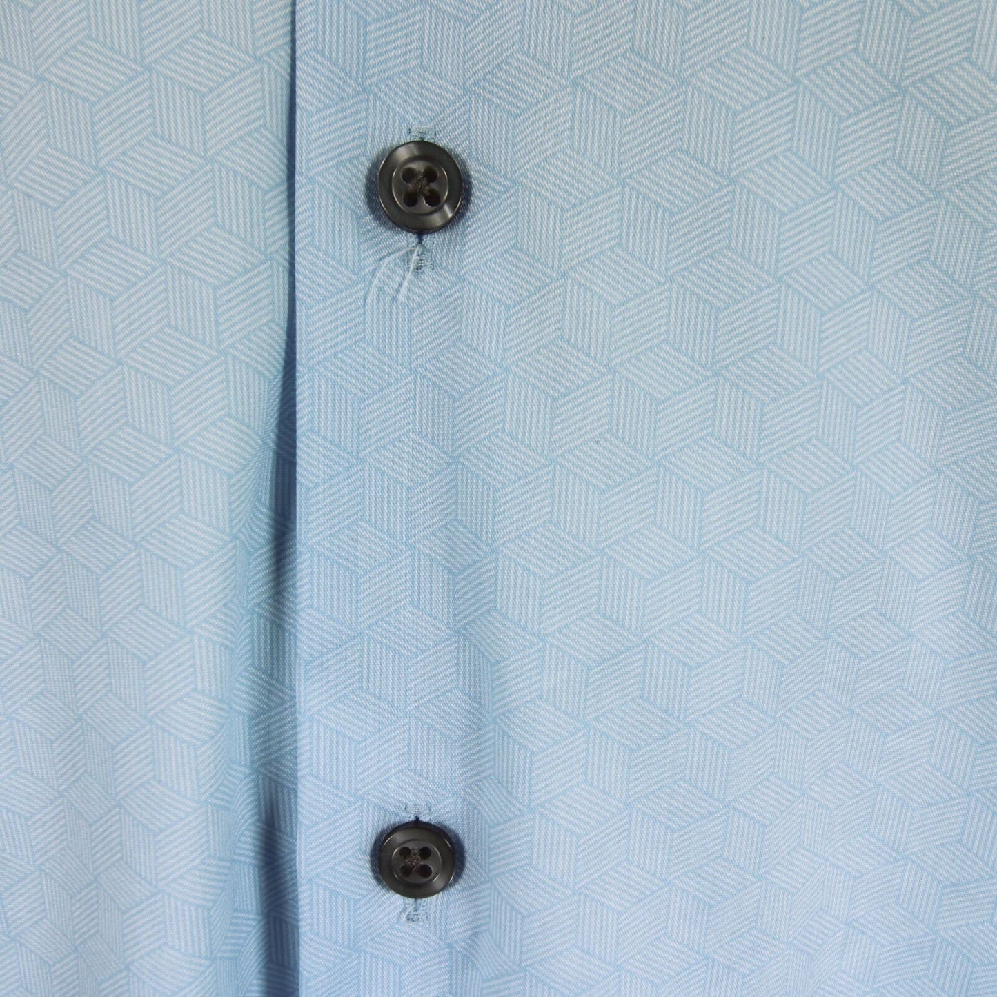 Alfani Men's Slim-Fit Performance Stretch Dress Shirt  Color Blue Size 14/14.5 32/33