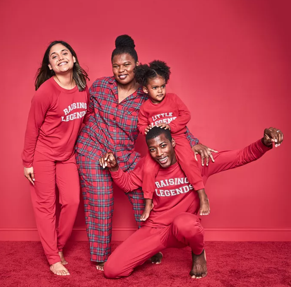 Family Pajamas Women's Missy Legend Pajama Set  Color Candy Red Size S