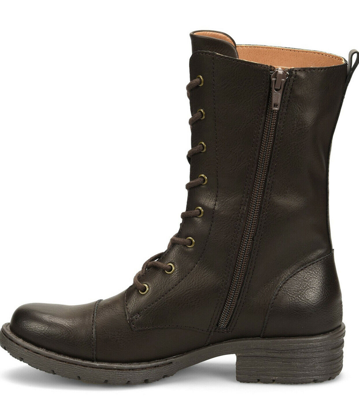 b.o.c. Women's Carissa Lace Up Booties   Color Dark Brown Size 6M