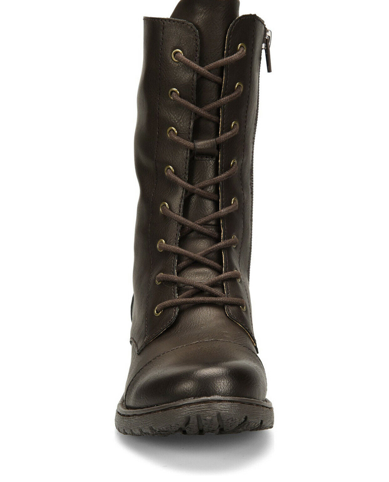 b.o.c. Women's Carissa Lace Up Booties   Color Dark Brown Size 6M