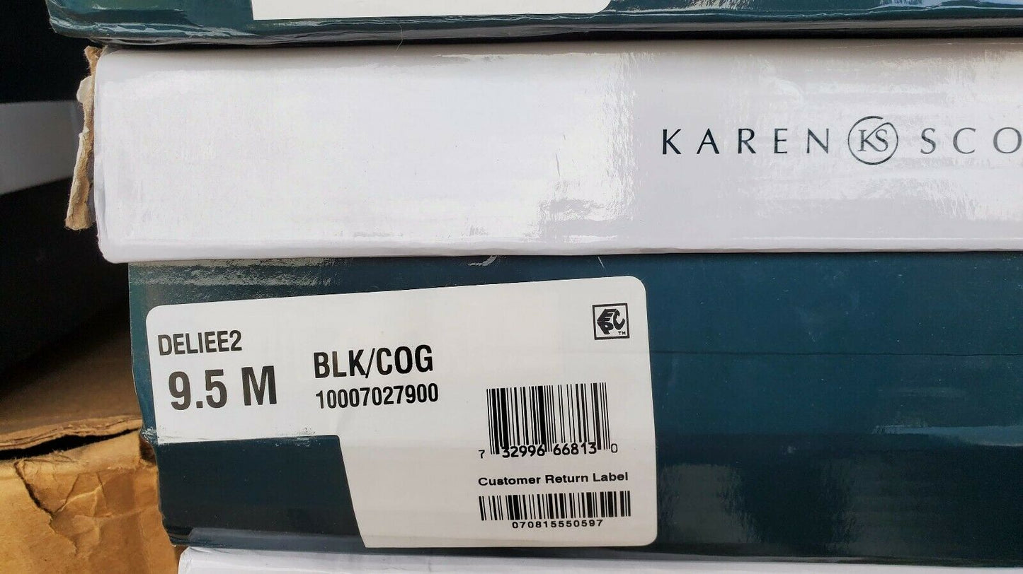 Karen Scott Womens Deliee Boots Color: Black/CognacSynthetic - Various Sizes