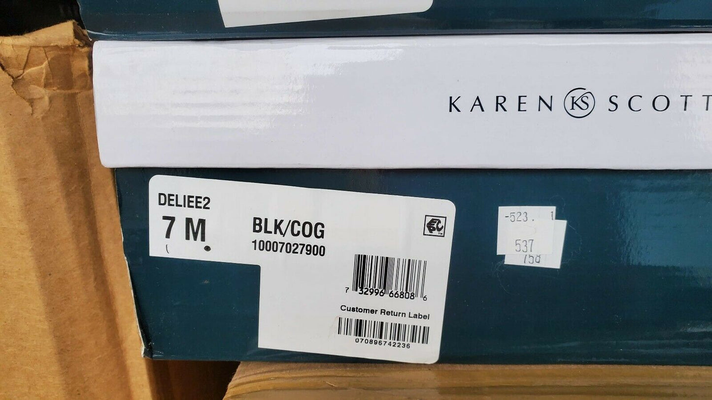 Karen Scott Womens Deliee Boots Color: Black/CognacSynthetic - Various Sizes